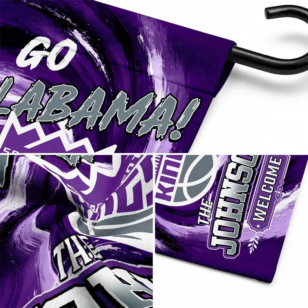 Sacramento Kings Garden Flag Custom Swirl Vortex Purple Latest Model Sacramento Kings Garden Flag Custom Swirl Vortex Purple Latest Model