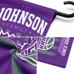 Sacramento Kings Garden Flag Customized Distressed Stripes Purple Best Selling