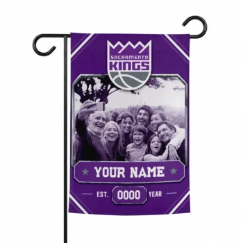 Sacramento Kings Garden Flag Customized Photo Frame Purple Best Selling
