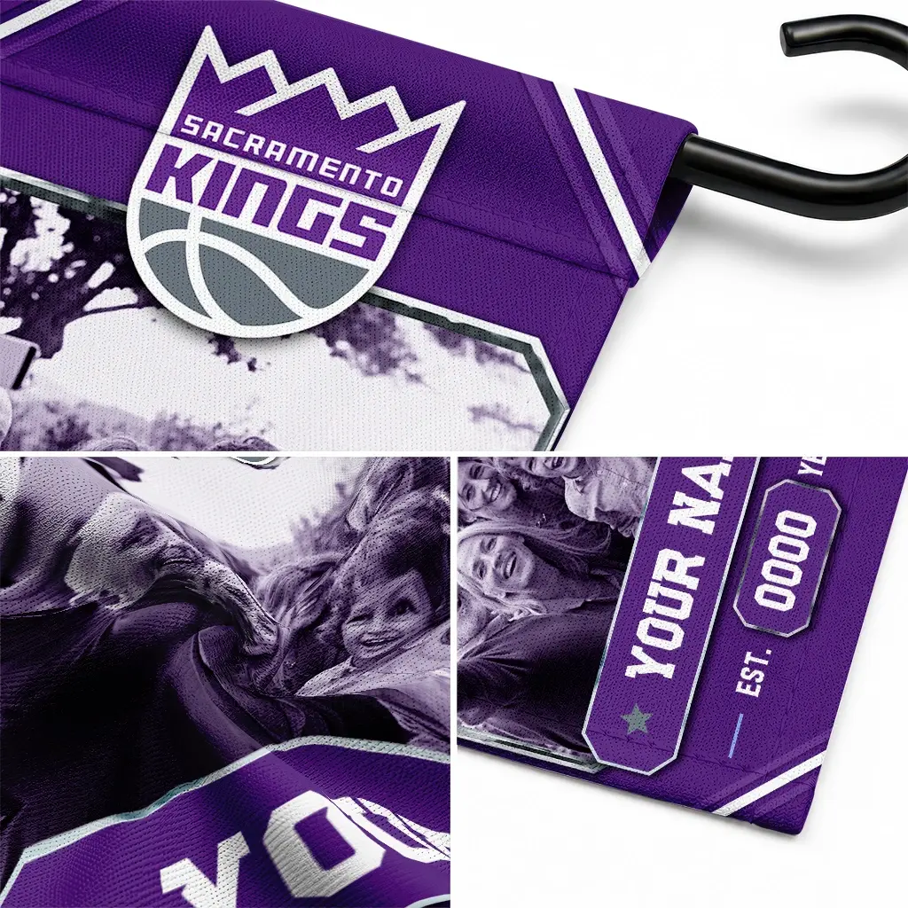 Sacramento Kings Garden Flag Customized Photo Frame Purple Latest Model Sacramento Kings Garden Flag Customized Photo Frame Purple Latest Model