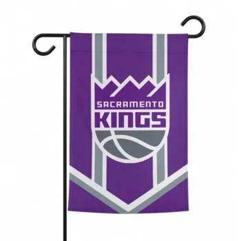 Sacramento Kings Garden Flag Personalized Chevron Stripes Purple Best Selling