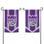 Sacramento Kings Garden Flag Personalized Chevron Stripes Purple Best Selling