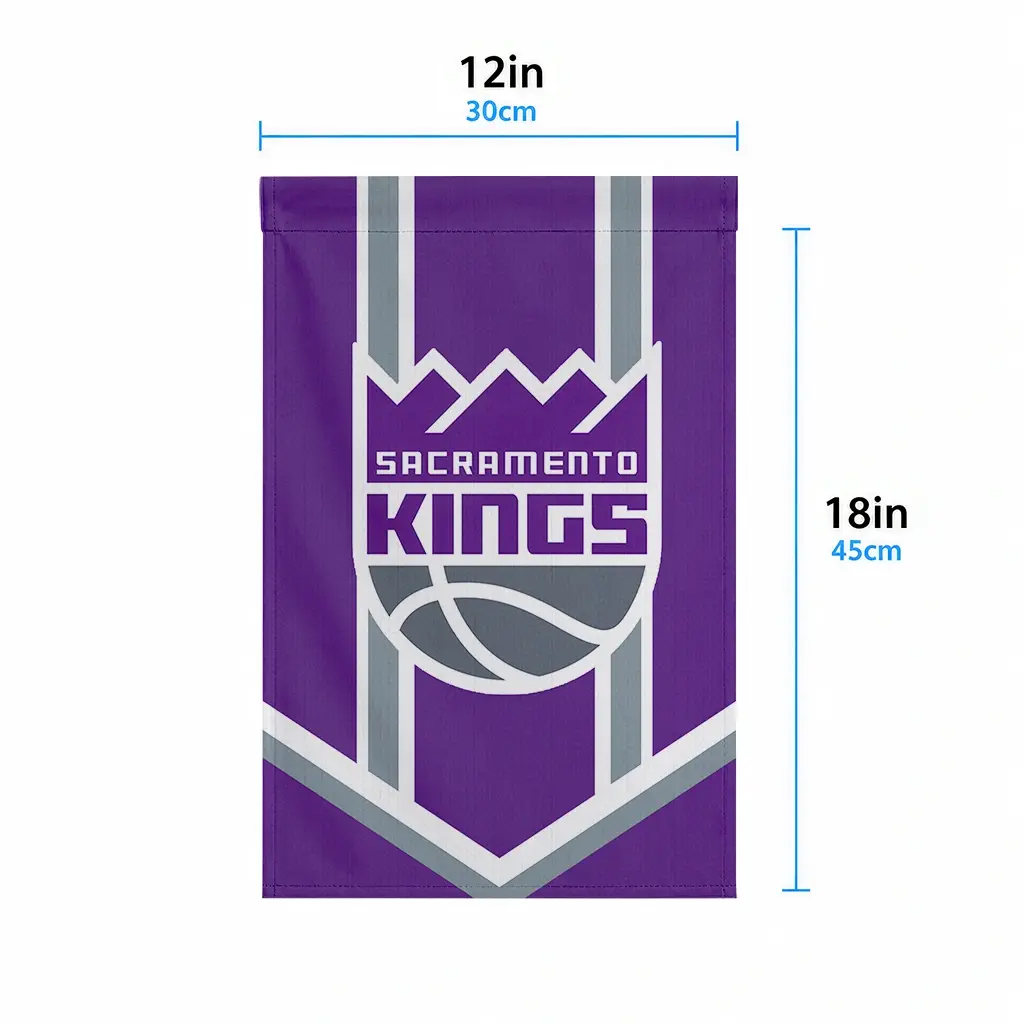 Sacramento Kings Garden Flag Personalized Chevron Stripes Purple High Quality Sacramento Kings Garden Flag Personalized Chevron Stripes Purple High Quality