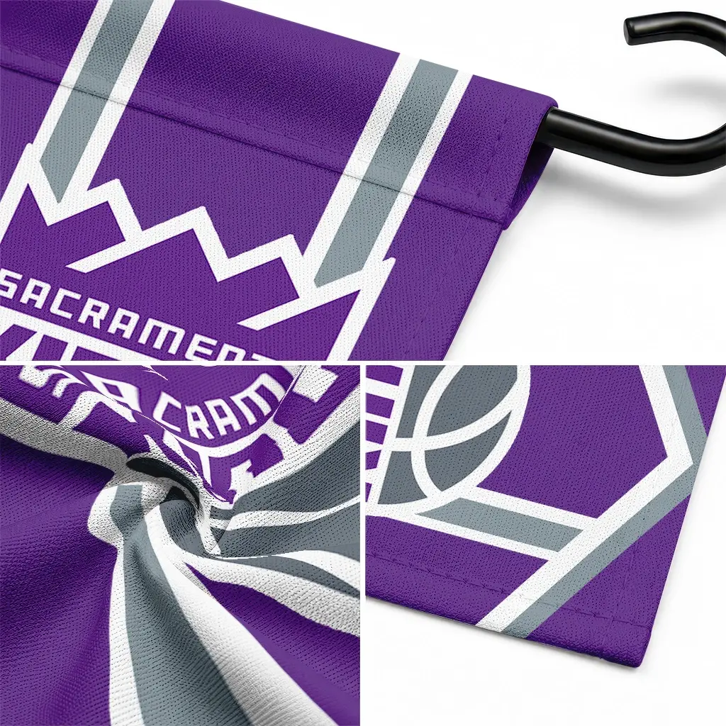 Sacramento Kings Garden Flag Personalized Chevron Stripes Purple Latest Model Sacramento Kings Garden Flag Personalized Chevron Stripes Purple Latest Model