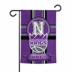Sacramento Kings Garden Flag Personalized Circle Medallion Purple Best Selling