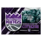 Sacramento Kings House Flag Custom Diagonal Stripes Purple Best Selling