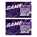 Sacramento Kings House Flag Custom Energy Brushstrokes Purple Best Selling