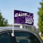 Sacramento Kings House Flag Custom Energy Brushstrokes Purple Best Selling
