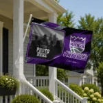 Sacramento Kings House Flag Customized Framed Photo Purple Black Best Selling