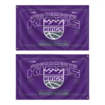 Sacramento Kings House Flag Personalized Ornate Border Purple Best Selling