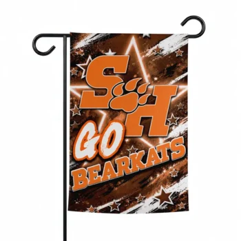 Sam Houston Bearkats Garden Flag Custom Glowing Star Orange Best Selling