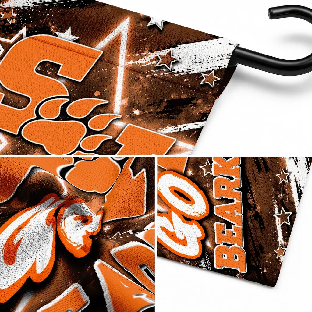 Sam Houston Bearkats Garden Flag Custom Glowing Star Orange Latest Model Sam Houston Bearkats Garden Flag Custom Glowing Star Orange Latest Model