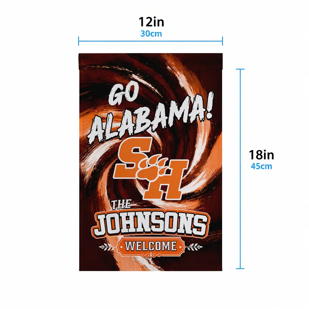 Sam Houston Bearkats Garden Flag Custom Swirl Vortex Orange High Quality Sam Houston Bearkats Garden Flag Custom Swirl Vortex Orange High Quality