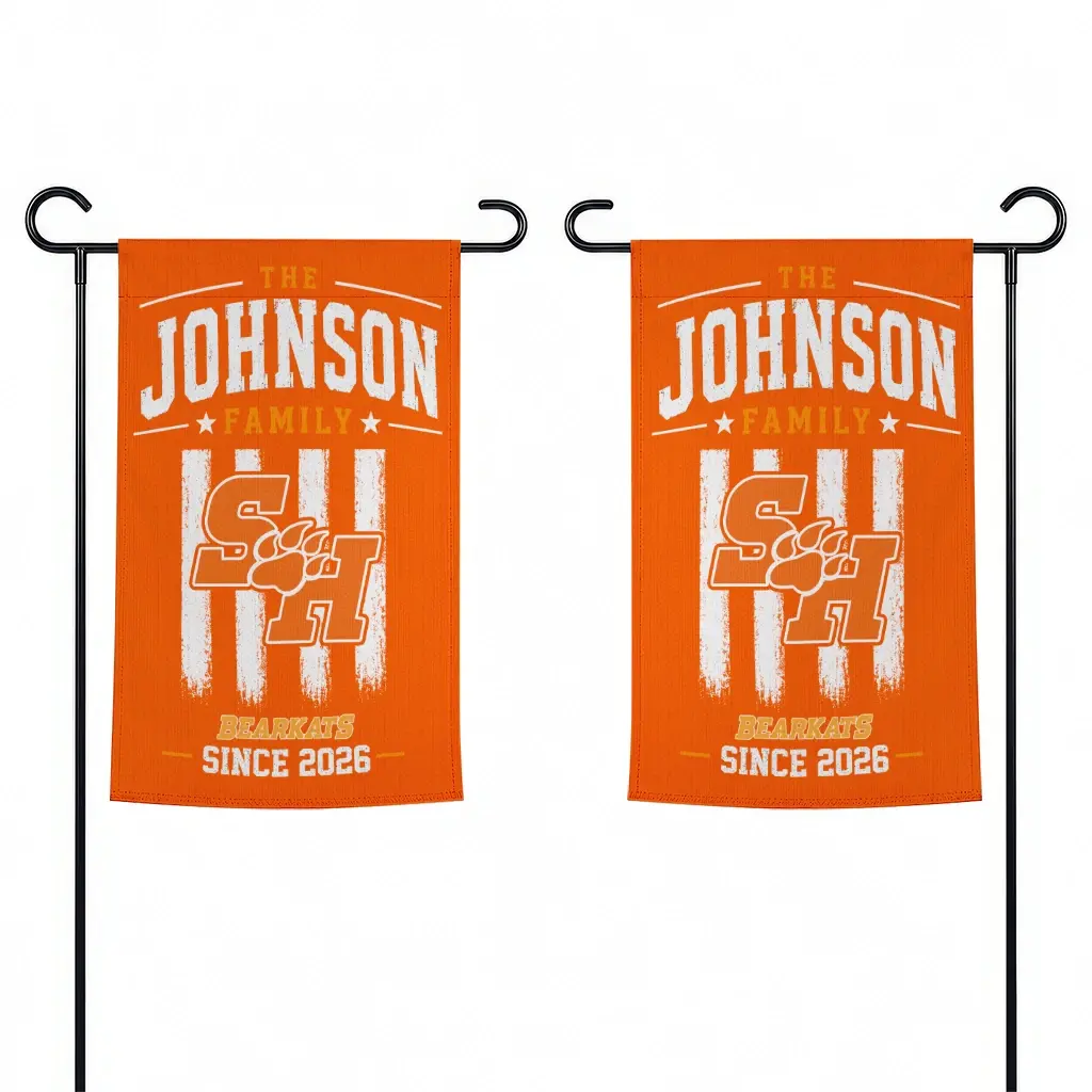 Sam Houston Bearkats Garden Flag Customized Distressed Stripes Orange Fashion Forward Sam Houston Bearkats Garden Flag Customized Distressed Stripes Orange Fashion Forward