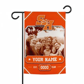 Sam Houston Bearkats Garden Flag Customized Photo Frame Orange Best Selling
