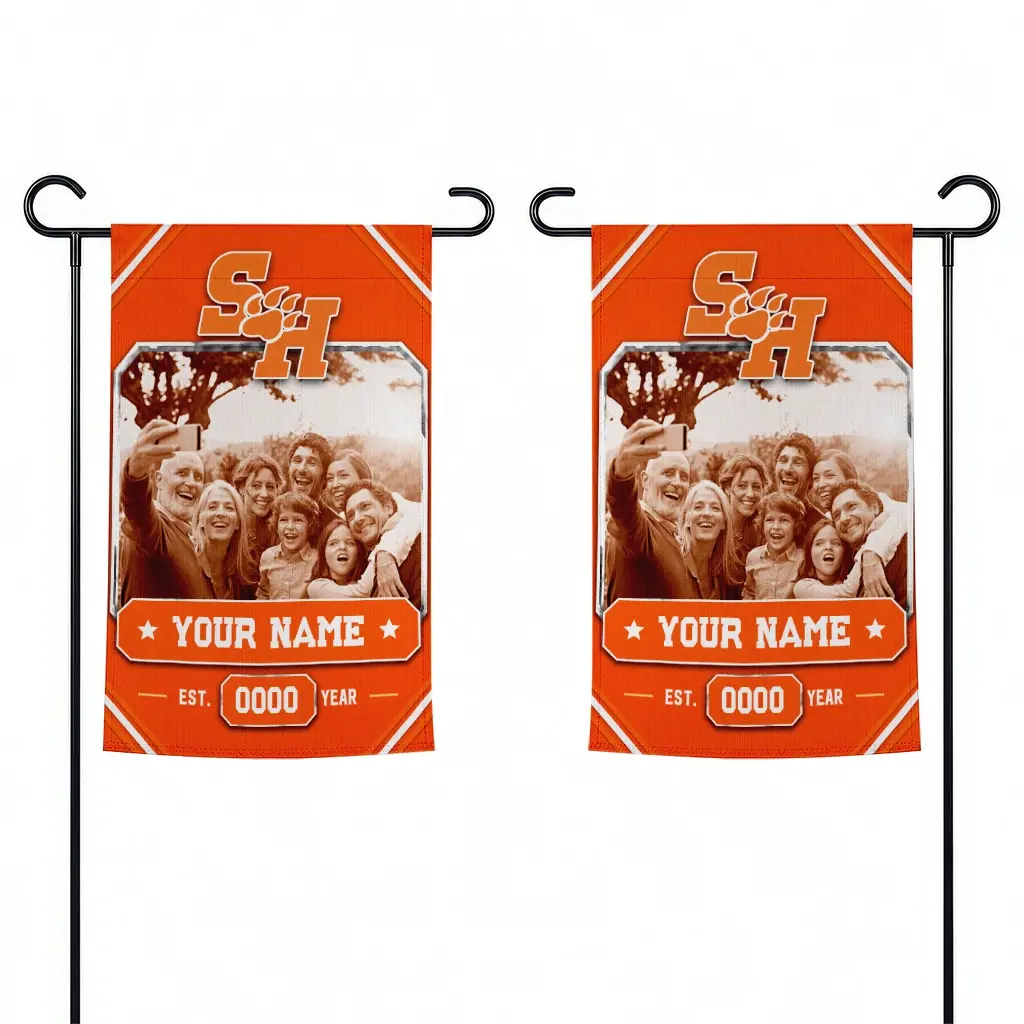 Sam Houston Bearkats Garden Flag Customized Photo Frame Orange Fashion Forward Sam Houston Bearkats Garden Flag Customized Photo Frame Orange Fashion Forward