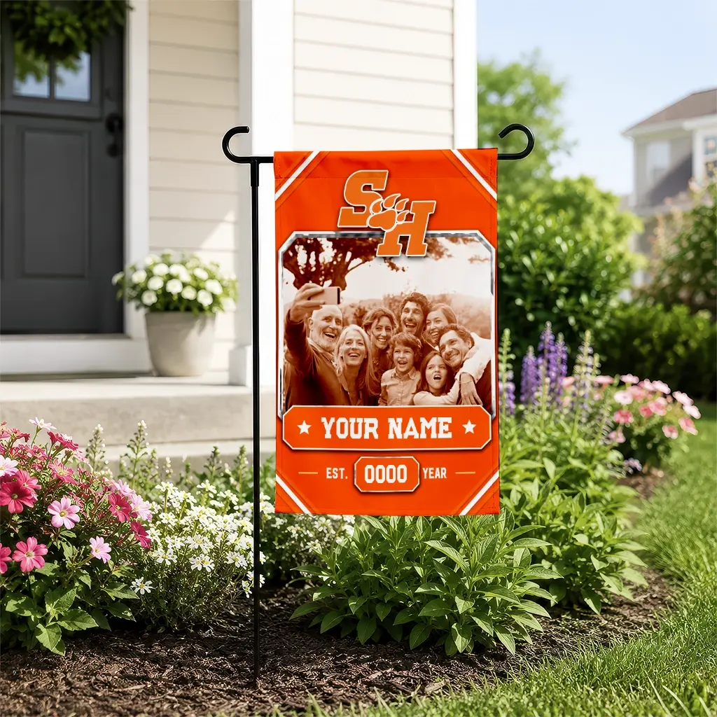 Sam Houston Bearkats Garden Flag Customized Photo Frame Orange New Arrival Sam Houston Bearkats Garden Flag Customized Photo Frame Orange New Arrival