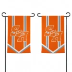 Sam Houston Bearkats Garden Flag Personalized Chevron Stripes Orange Best Selling