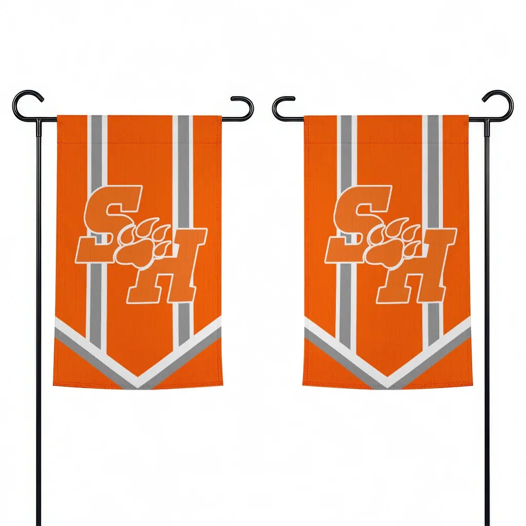 Sam Houston Bearkats Garden Flag Personalized Chevron Stripes Orange Fashion Forward Sam Houston Bearkats Garden Flag Personalized Chevron Stripes Orange Fashion Forward
