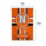 Sam Houston Bearkats Garden Flag Personalized Circle Medallion Orange Best Selling