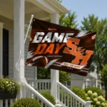 Sam Houston Bearkats House Flag Custom Action Streaks Orange Best Selling