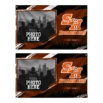 Sam Houston Bearkats House Flag Customized Framed Photo Orange Black Best Selling