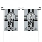 San Antonio Spurs Garden Flag Custom Circle Medallion Silver Best Selling