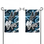San Antonio Spurs Garden Flag Customized Glowing Star Silver Best Selling