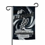 San Antonio Spurs Garden Flag Customized Swirl Vortex Silver Best Selling