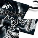 San Antonio Spurs Garden Flag Customized Swirl Vortex Silver Best Selling