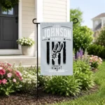 San Antonio Spurs Garden Flag Personalized Distressed Stripes Silver Best Selling