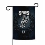 San Antonio Spurs Garden Flag Personalized Laurel Wreath Silver Best Selling