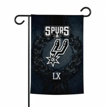 San Antonio Spurs Garden Flag Personalized Laurel Wreath Silver Best Selling