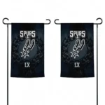San Antonio Spurs Garden Flag Personalized Laurel Wreath Silver Best Selling