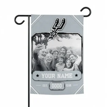 San Antonio Spurs Garden Flag Personalized Photo Frame Silver Best Selling