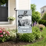 San Antonio Spurs Garden Flag Personalized Photo Frame Silver Best Selling