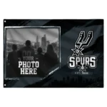 San Antonio Spurs House Flag Personalized Framed Photo Silver Black Best Selling