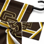 San Diego Padres Garden Flag Custom Chevron Stripes Brown Best Selling