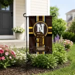 San Diego Padres Garden Flag Custom Circle Medallion Brown Best Selling