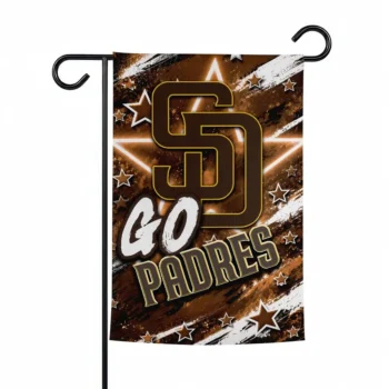 San Diego Padres Garden Flag Customized Glowing Star Brown Best Selling