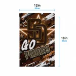 San Diego Padres Garden Flag Customized Glowing Star Brown Best Selling