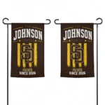San Diego Padres Garden Flag Personalized Distressed Stripes Brown Best Selling