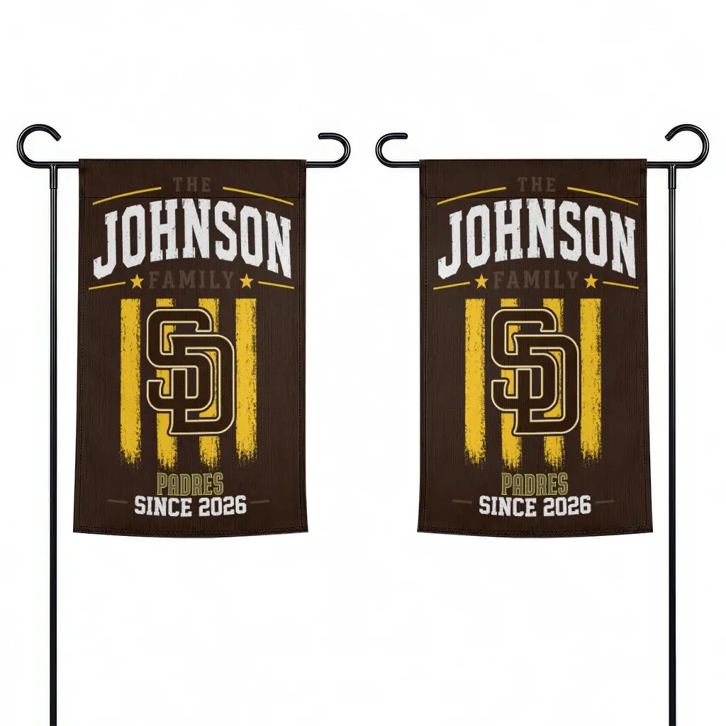 San Diego Padres Garden Flag Personalized Distressed Stripes Brown Fashion Forward San Diego Padres Garden Flag Personalized Distressed Stripes Brown Fashion Forward