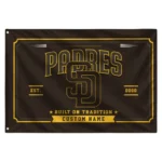 San Diego Padres House Flag Custom Ornate Border Brown Best Selling