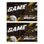 San Diego Padres House Flag Custom Tech Panels Brown Best Selling