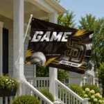 San Diego Padres House Flag Custom Tech Panels Brown Best Selling