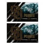 San Diego Padres House Flag Customized Diagonal Stripes Brown Best Selling
