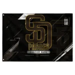 San Diego Padres House Flag Personalized Speed Slashes Brown Best Selling