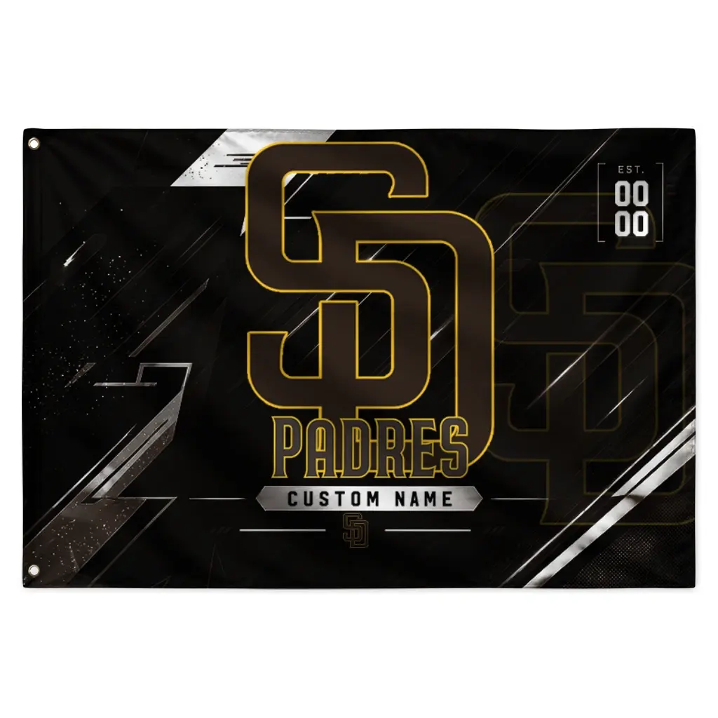 San Diego Padres House Flag Personalized Speed Slashes Brown Best Selling San Diego Padres House Flag Personalized Speed Slashes Brown Best Selling
