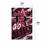 San Diego State Aztecs Garden Flag Custom Glowing Star Red Best Selling